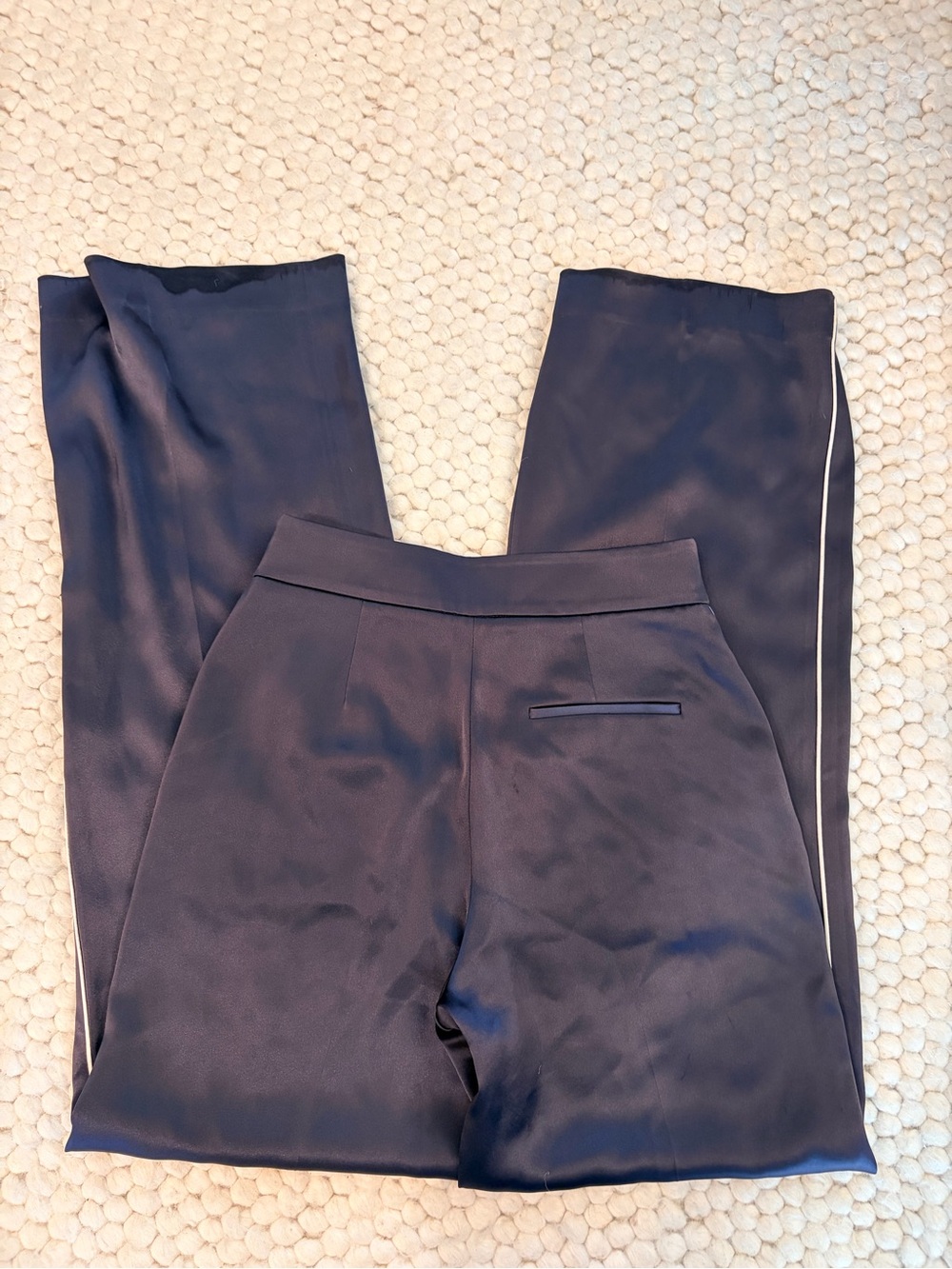 Aritzia Wilfred Clarisse Pants Navy Blue size 4 - Picture 5 of 12